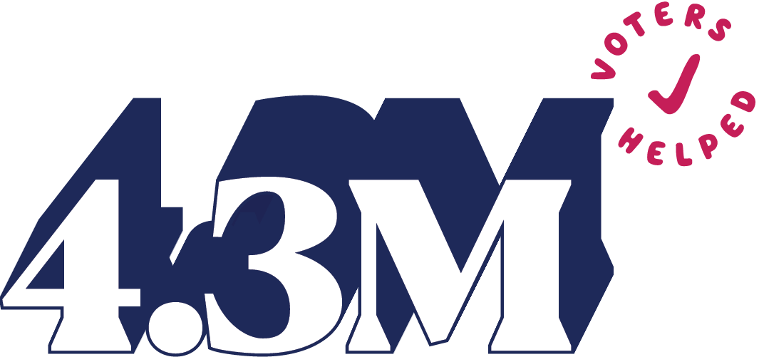 4.3 Million Voters Helped